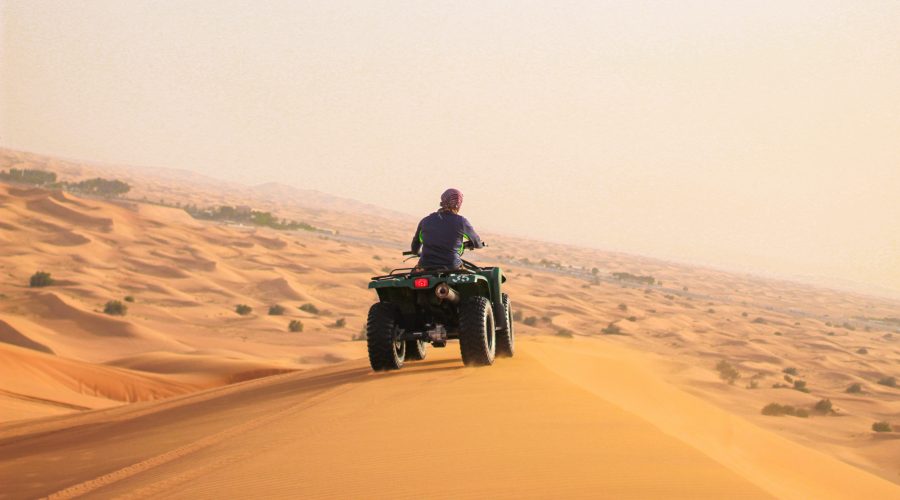 Quad Biking Dubai Desert